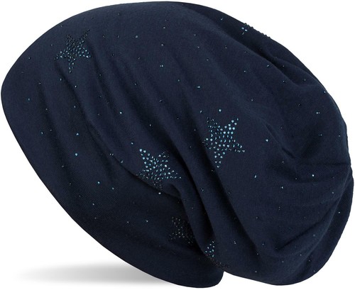 Bonnet beanie avec strass