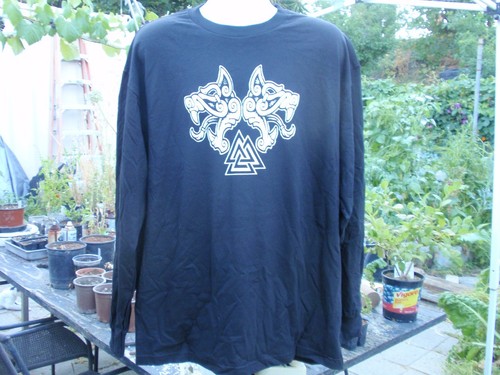 Viking wolfs lrg longsleeve - longsleeve, t