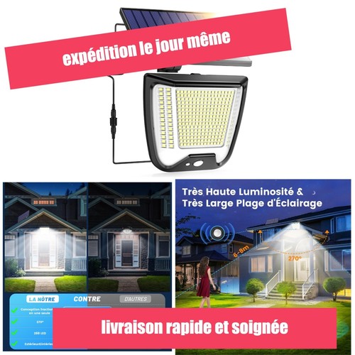 Projecteur solaire extérieur
