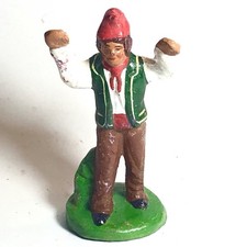 Ancien Santon Provençal Christian Chave Aubagne  Le Ravis 8 Cm