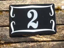 PLAQUE EMAILLEE NUMERO DE RUE