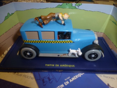Tintin amérique 1945 taxi - tintin,