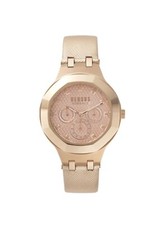 Montre Femme Versus by Versace Laguna City VSP360317 Ton Or Rose, Cuir Véritable