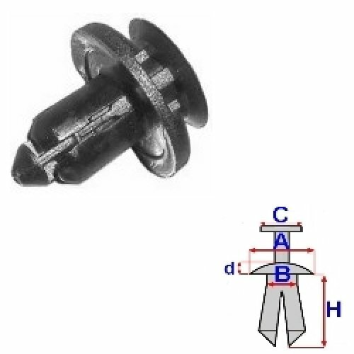 Rivet pour toyota hilux - toyota,