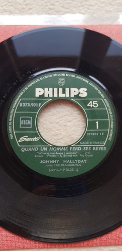 45t juke box johnny hallyday - 45t, juke-box