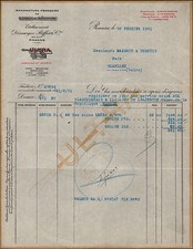 ROANNE (42) USINE de SCIES à METAUX "DEMURGER , RIFFET & Cie" en 1931