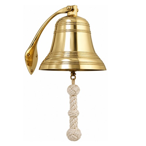 Cloche marine laiton - , brillant