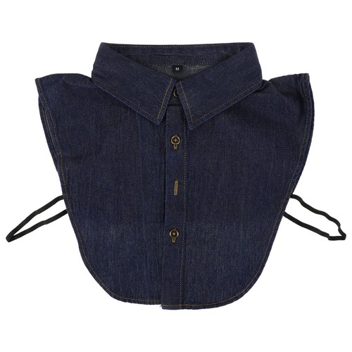 Faux col détachable denim - col, en