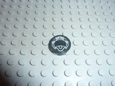 LEGO Space Black + Stickers rount tile ref 4150 Set 6999/6979/6975/6915/6900...
