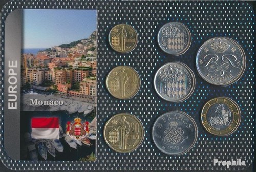 Monaco fleur coin - coin, (fdc)