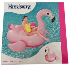 Bouée Flamant rose chevauchable 191 x 178 cm (3056)