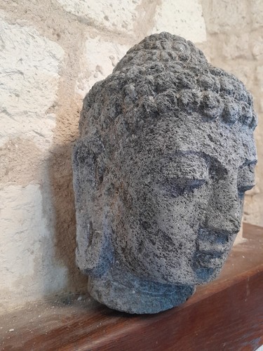 Rare ancienne tete bouddha - ancienne,