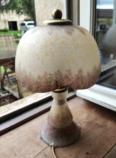 Lampe à poser, en pâte de verre 