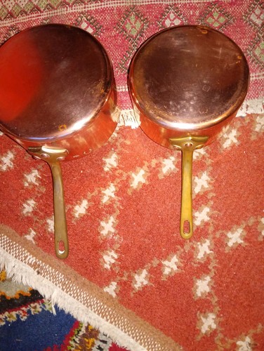 Casseroles cuivre - lot, 2