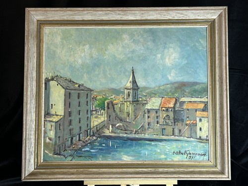 Huile sur panneau paul - huile,