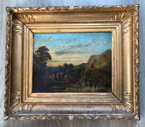 Beau tableau xixéme - beau,