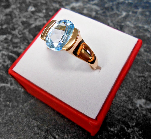 Bague jaune k - bague, 18