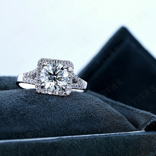 Bague fiançailles halo - bague,