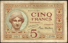 Madagascar - billet de 20