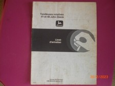 LIVRET  ENTRETIEN   TONDEUSES ROTATIVES  JOHN DEERE 41 ET 48