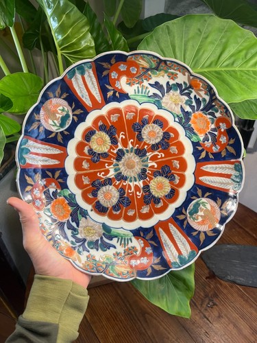 Plat imari polylobé - imari,