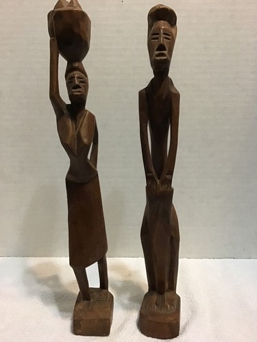 Vintage african tribal wood - vintage,