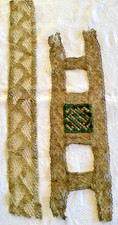 Anciens galons ruban dentelle