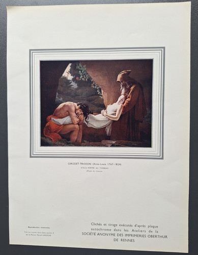 Planche gravure 1932 - gravure, "