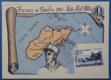 Algérie, carte 1er jour n°294, Journée du Timbre 1952