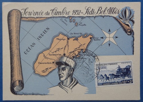 Algérie carte 1er jour - carte,