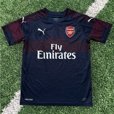 Maillot PUMA Arsenal Extérieur 2018/19 AFC Football Kit Jersey Taille 15-16 ans