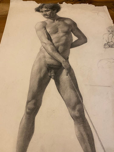 Masculin etude dessin - masculin, &