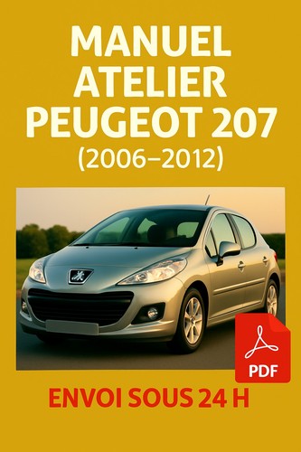 Manuel atelier peugeot 207 - manuel,