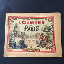 Les Jardins De Paris 1875 Imagerie PELLERIN Épinal Illustré Livre Enfantina