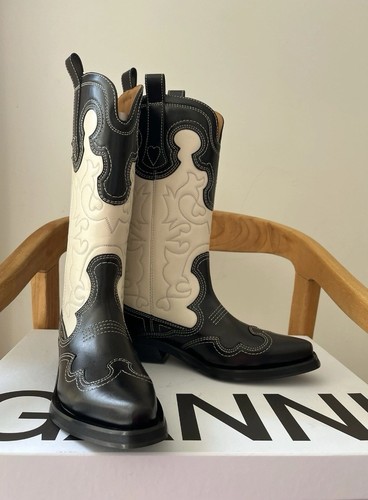Ganni bottes santiag - ganni,
