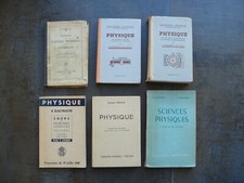 Manuels scolaire sciences physiques de 1914 à 1947