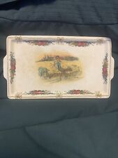 RARE ! Petit Plateau Ancien Faïence Loux Utzschneider & Cie (9)