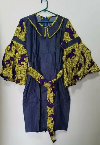 Ladies ankara jean african - ladies,