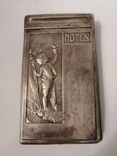 ancien carnet de bal en métal