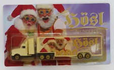 GRELL HO 1/87 CAMION TRUCK TRAILER KENWORTH T800 BIERE HÖSL PERE NOEL 2000 BOX