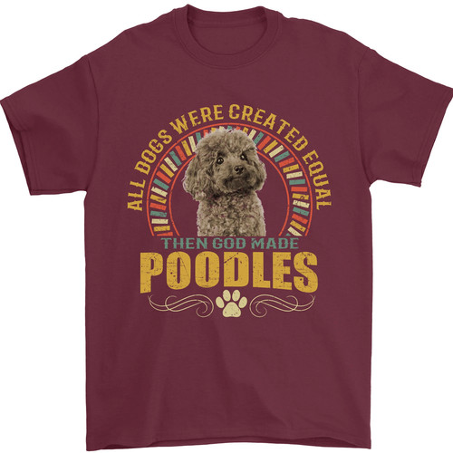 Chien caniche shirt 100 - caniche, 100%