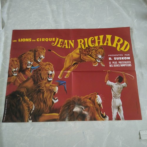 Affiche reproduction cirque - reproduction,