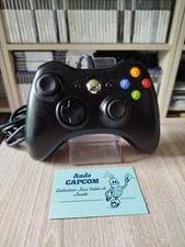 Microsoft Xbox 360 Manette Filaire Noir Avec Son Embout Compatible PC ? Testée 