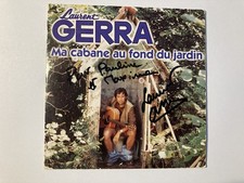 CD SINGLE DÉDICACÉ LAURENT GERRA MA CABANE AU FOND DU JARDIN FRANCIS CABREL poch