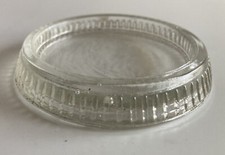 1 Dessous de pieds - Rehausseur en verre moulé ameublement piano - 8.2x 1.2cm