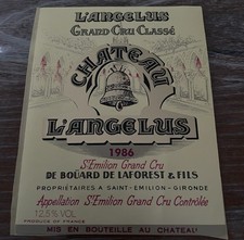 Étiquette Château L’Angélus 1986 - 75 cl