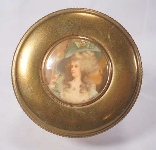 Boîte poudre ancienne - poudre,