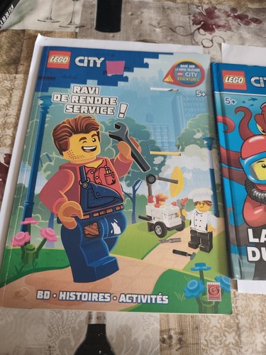 Lot livres lego city - lot,
