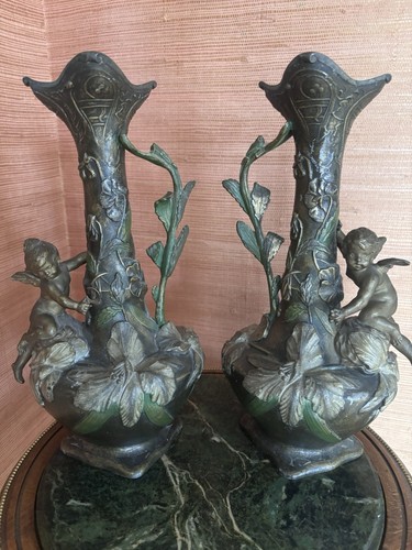 Paire vases art - paire,