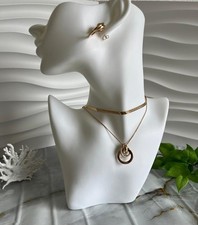 Parure Collier Double Rang et